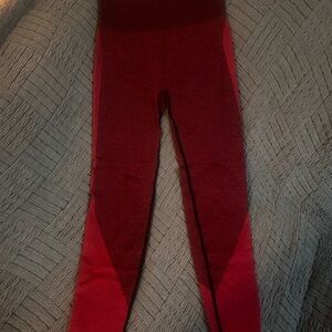 PINK Victoria's Secret Red Leggings